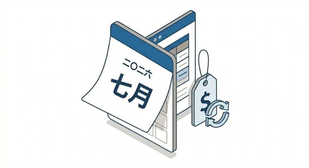 2026年7月に基盤プランの価格改定がある