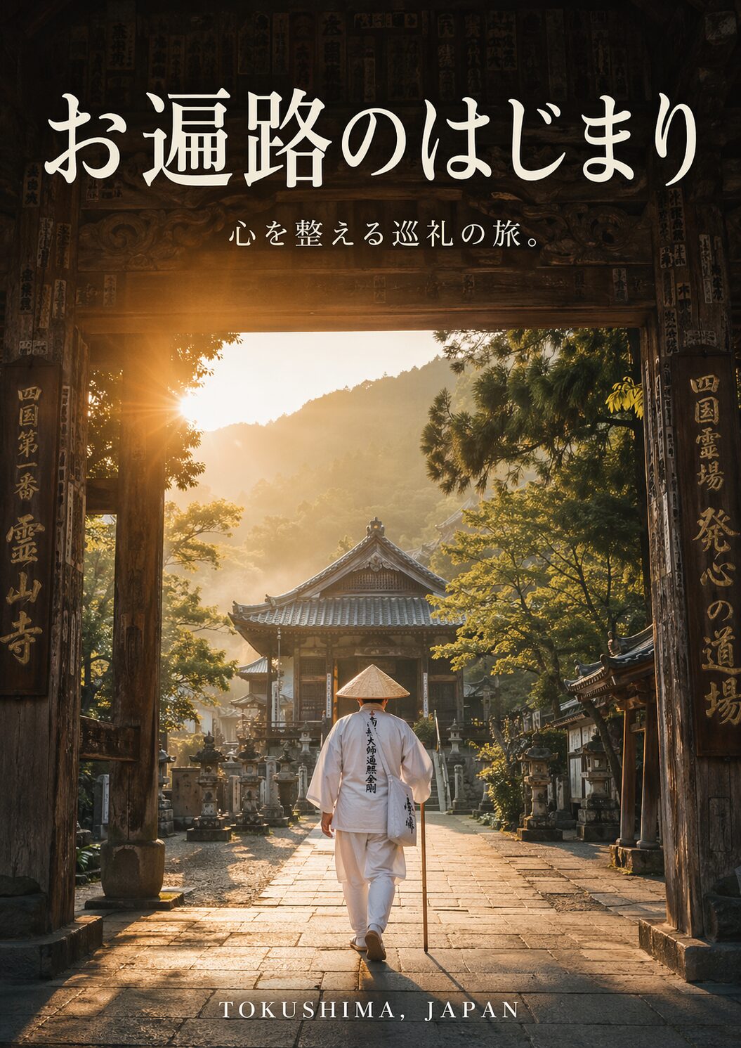 お遍路のはじまり — GPT Image 2作例