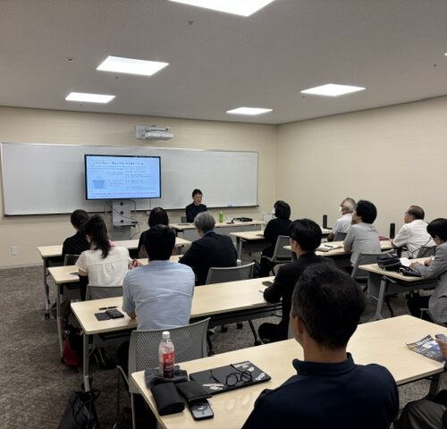 阿波銀行様との生成AI活用セミナーの会場
