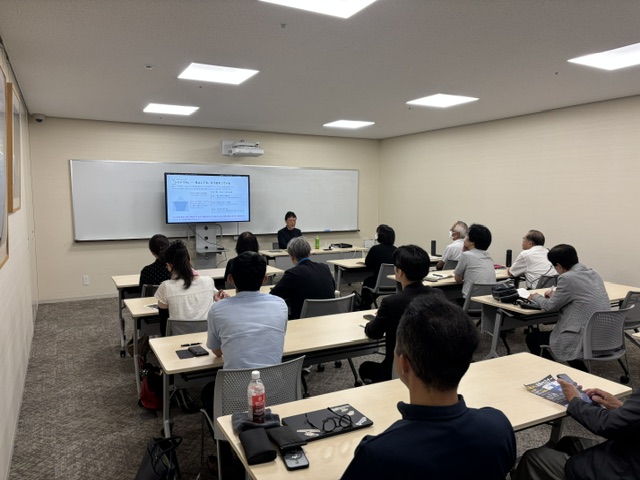 阿波銀行様との生成AI活用セミナーの会場
